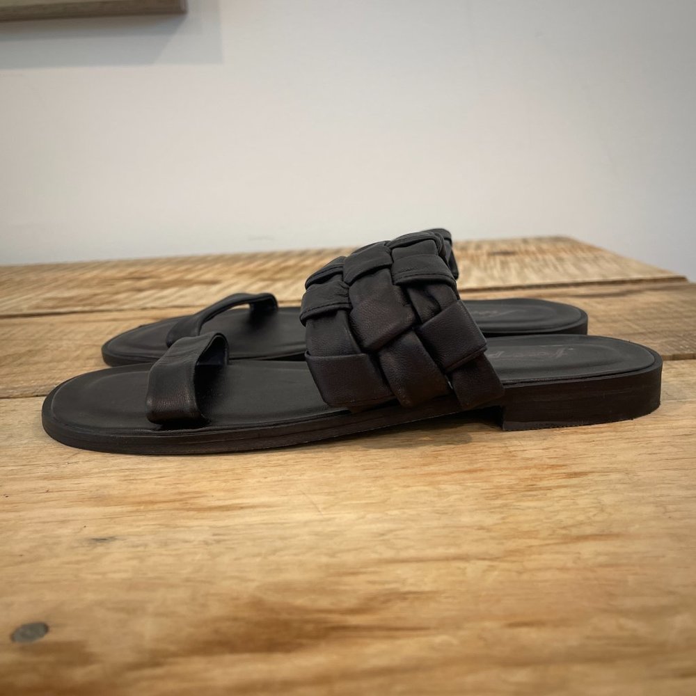 🖤 Free People Winding River Sandal in Black size 8 - Picture 3 of 11